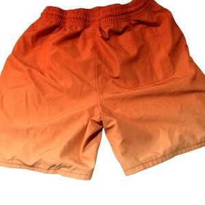 Free Assembly Boys Orange Ombre Swim Trunks Mesh Lined Board Shorts XXL 18